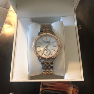 Anne Klein Two-tone 35mm Swarovski Crystal Womens